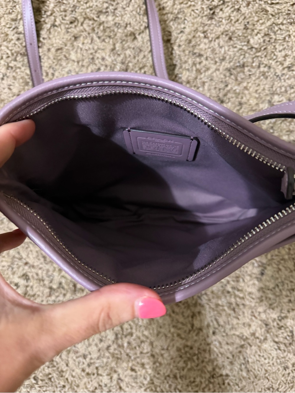 Coach Tan/Jasmine File Crossbody - Picture 3 of 3